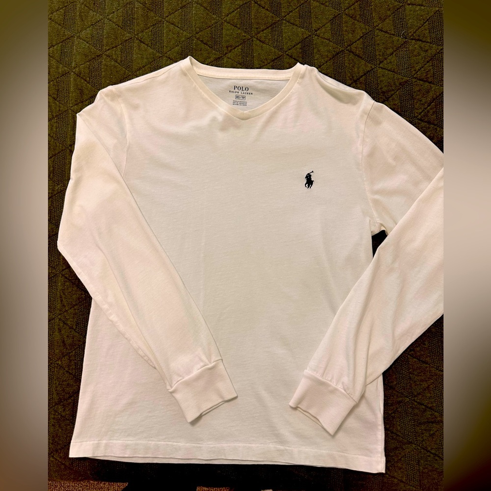 Two Men’s Polo Vneck, mint condition. worn lightly.